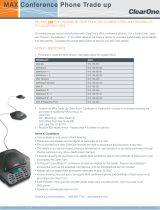ClearOne comm MAXAttach IP +1 User manual