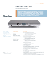 ClearOne comm 880T User manual