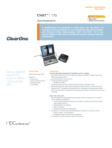 ClearOne comm 170 User manual