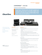ClearOne comm 590 User manual