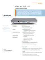 ClearOne comm 880 User manual
