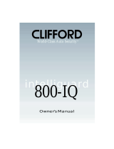 Clifford 800-IQ User manual