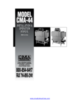 CMA Dishmachines CMA-44 User manual