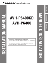 Pioneer AVH-P6400 User manual