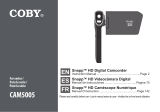 COBY electronic CAM4505 User manual