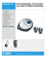 COBY electronic CX-CD1112 User manual