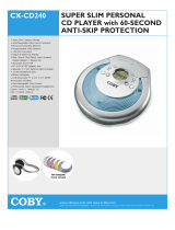 COBY electronic CXCD240 User manual