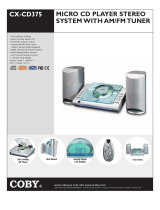 COBY electronic CX-CD375 User manual