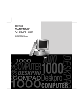 Compaq Deskpro 1000 User manual