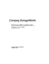 Compaq StorageWorks TM RAID Array 3000 Pedestal Storage Subsystem User manual