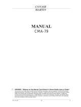 Conair CMA-79 User manual