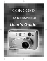 CONCORD 3.1 Megapixels Digital Camera User manual