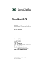 Connect Tech Blue Heat/PCI PCI Serial Communications User manual