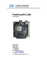 Connect Tech FreeForm/PCI-104 User manual