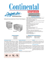 Continental Refrigerator DLUC27-SS User manual