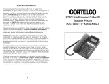 Cortelco 8780 User manual