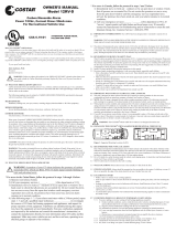 Costar 12RV-D User manual
