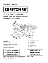 Craftsman 21237 - 10 in. Sliding Miter Saw User manual