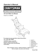Craftsman 247.889980 User manual
