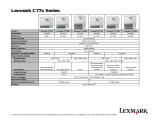 Lexmark C770dn User manual