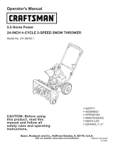 Craftsman 247.88455.1 User manual