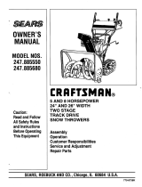 Craftsman 247.885550, 247.885680 User manual
