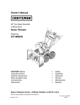Craftsman 247.888530 Owner's  g User manual