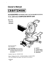Craftsman 315.2121 User manual