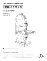 Craftsman 315214770 User manual