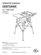 Craftsman 315.28462 User manual