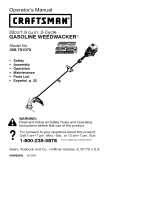Craftsman WEEDWACKER 358.791070 User manual