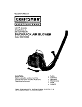 Craftsman 360796900 User manual
