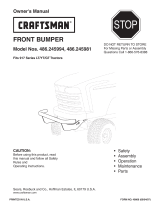 Craftsman 486.245981 User manual