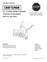 Craftsman 486.248381 User manual