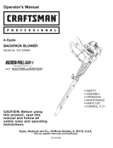Craftsman 316794800 User manual