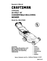Craftsman 900.370520 User manual
