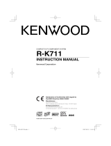 Kenwood R-K711 User manual