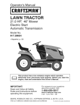 Craftsman 917.28924 User manual