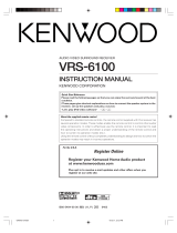 Kenwood VRS-6100 User manual