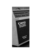 Crate Amplifiers CA112 User manual