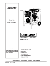 Craftsman 919.670070 User manual