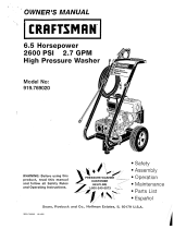 Craftsman 919.769020 User manual