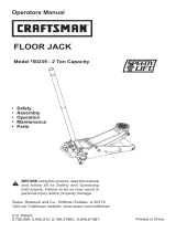 Craftsman 950239-2 Ton Capacity User manual