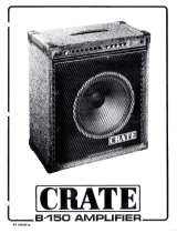 Crate Amplifiers B-150 User manual