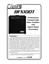 Crate BFX100T User manual