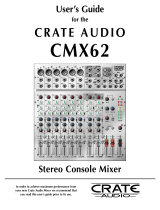 Crate CMX62 User manual