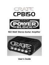 Crate Amplifiers CPB150 User manual