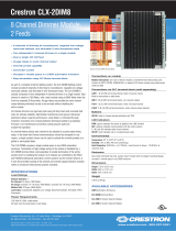 Crestron electronic CLX-2DIM8 User manual