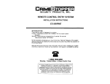 Crimestopper Security Products CS-830RKE User manual