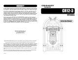 Crosley Radio CR12-3 User manual